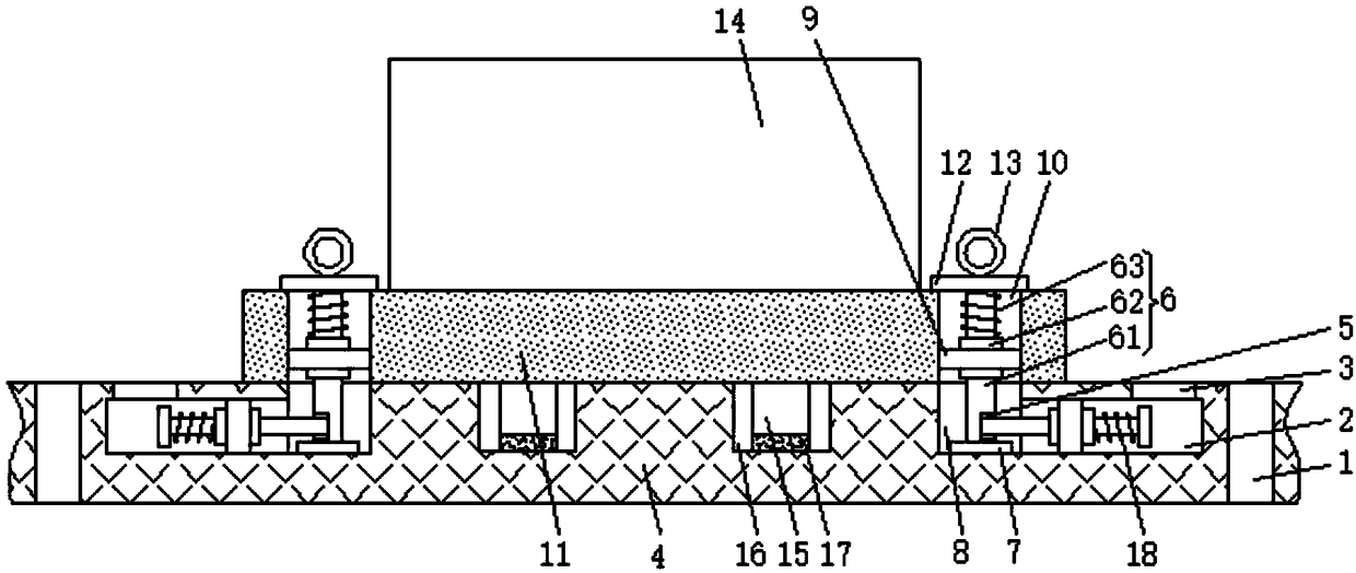 Auxiliary fixing device of safe and quick food detector and use method of auxiliary fixing device