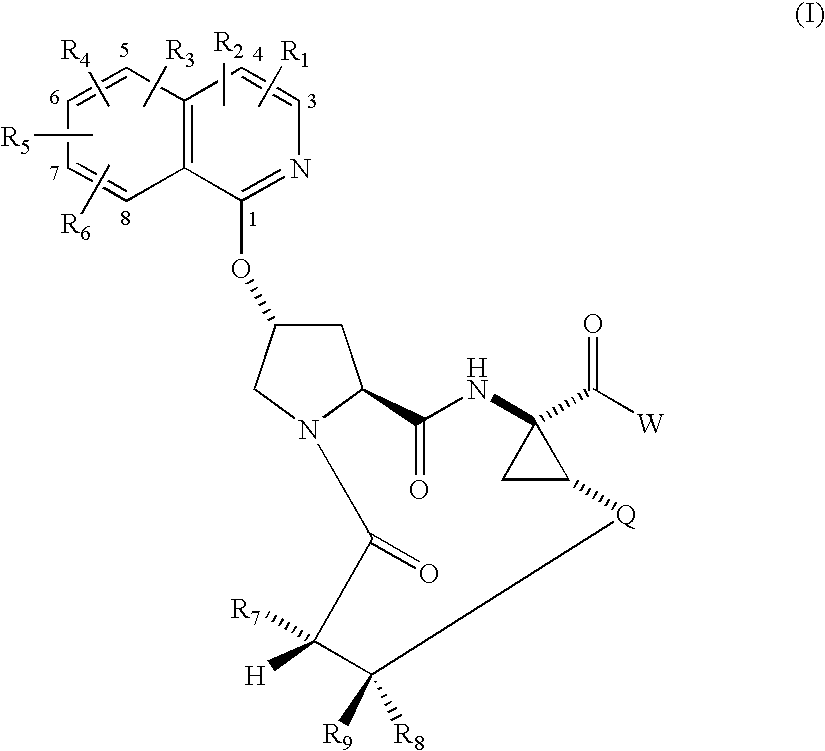 Macrocyclic isoquinoline peptide inhibitors of Hepatitis C virus