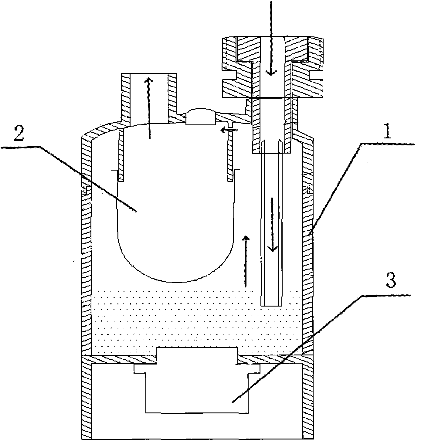 Separable oxygen-inhaling ultrasonic dosing device for atomizing tank