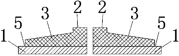 Square-resistance-gradient internal parallel metallized safety film