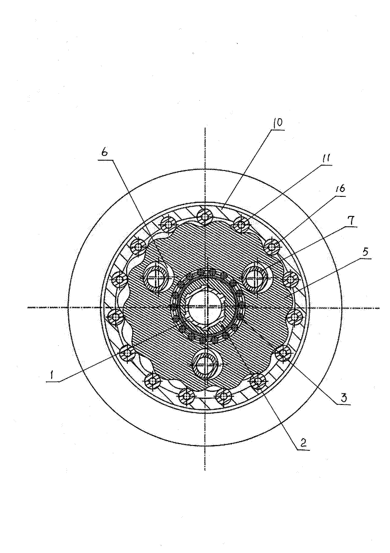 Precision cycloid decelerator