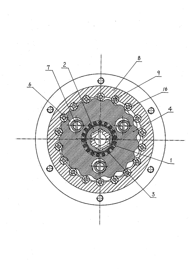 Precision cycloid decelerator