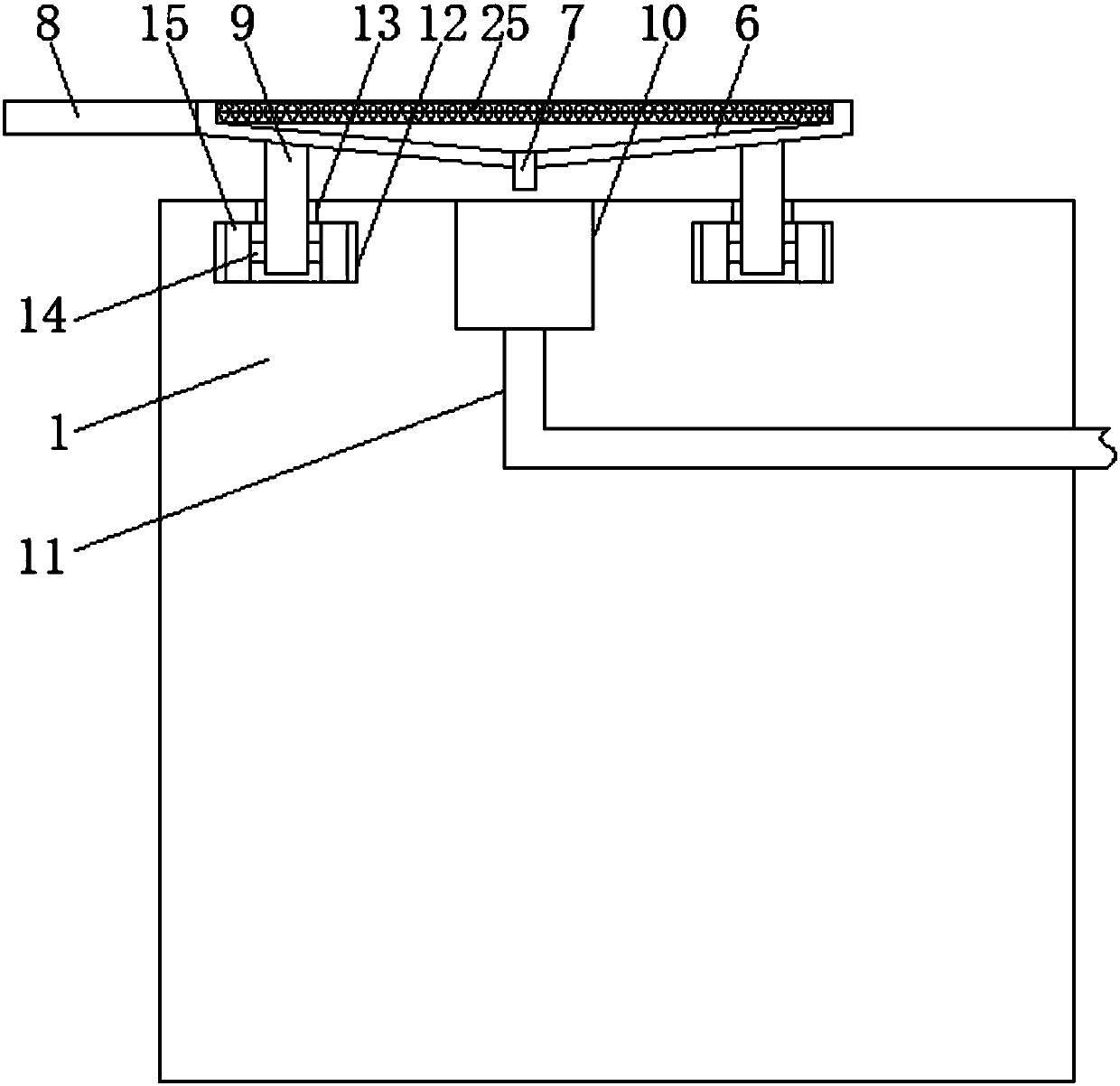 Stone cutting method with cooling water capable of being recycled