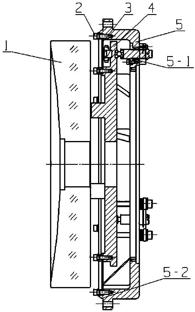 Primary mirror installation adjustment mechanism