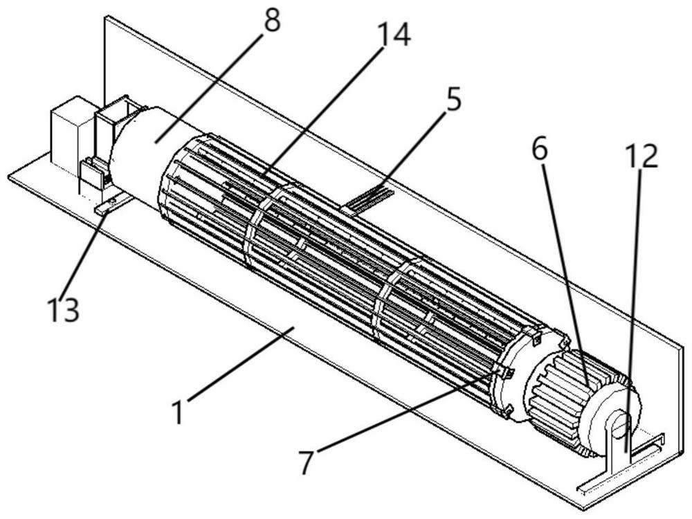 Wall-mounted ozone disinfection machine