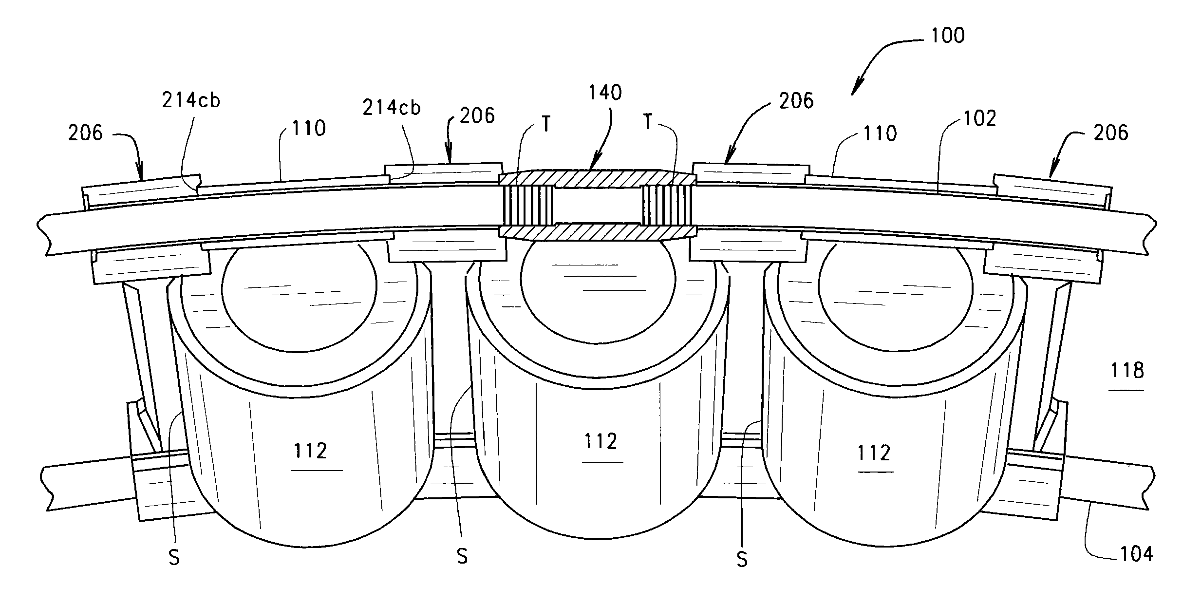 Segmented bearing retainer