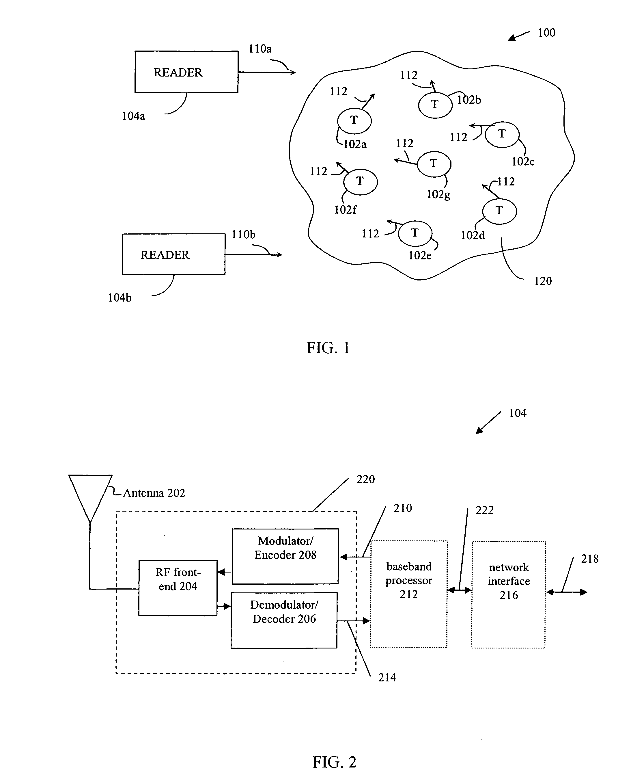 Single frequency low power RFID device