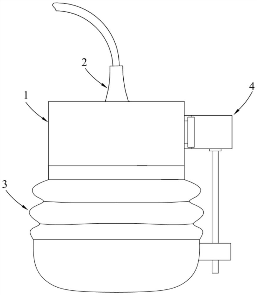 Probe device and ultrasonography equipment