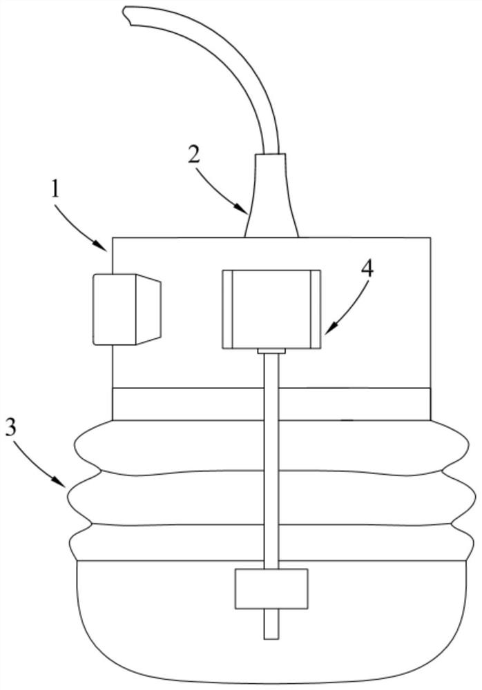 Probe device and ultrasonography equipment