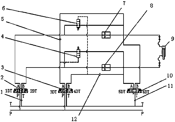 Hydraulic leakage-proof control device