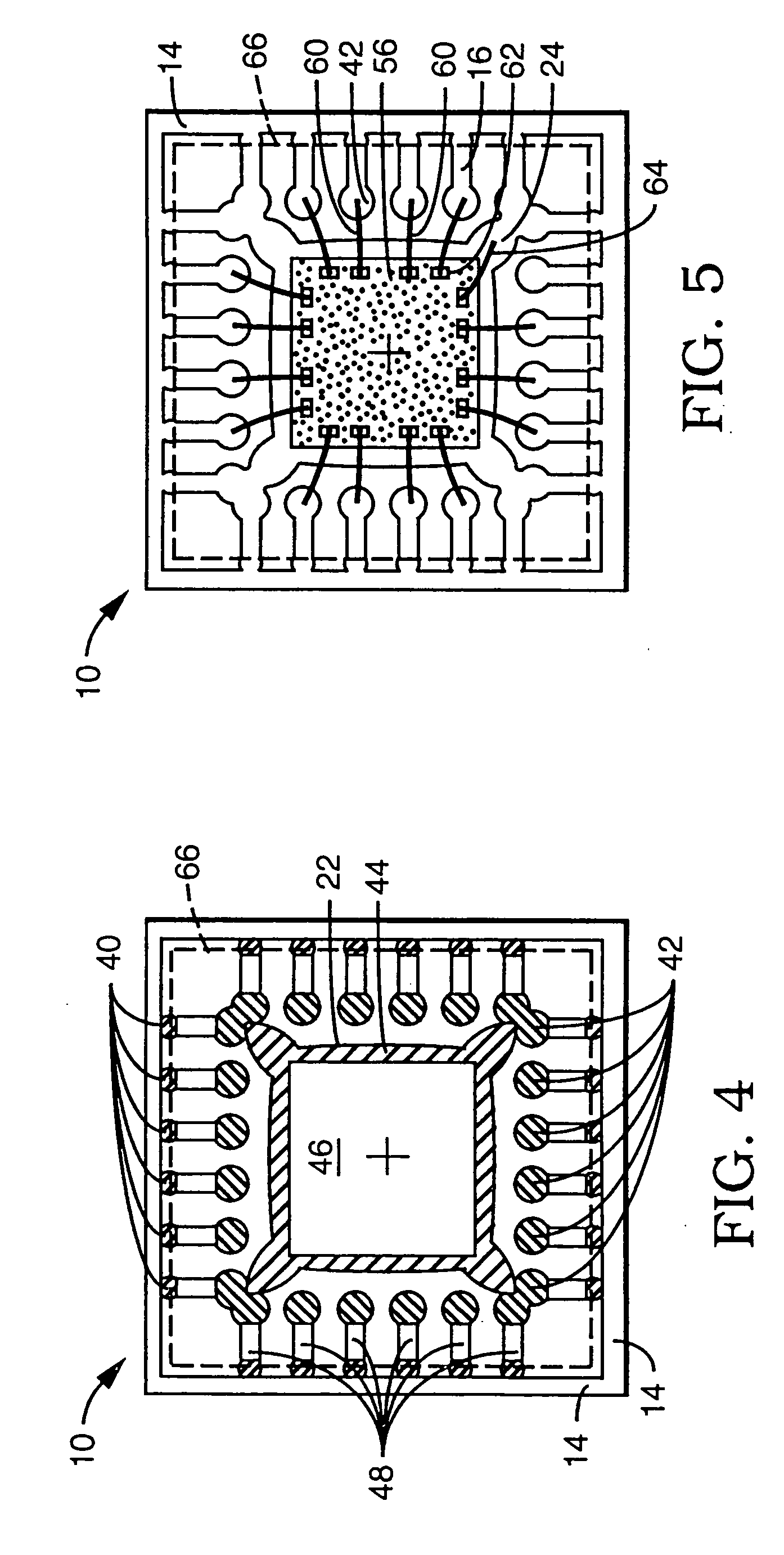 Semiconductor package with exposed die pad and body-locking leadframe