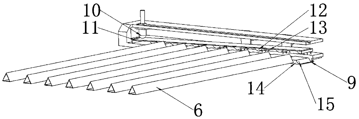 Pressing device for automatic tobacco braiding machine