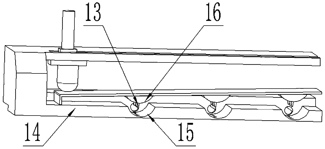 Pressing device for automatic tobacco braiding machine