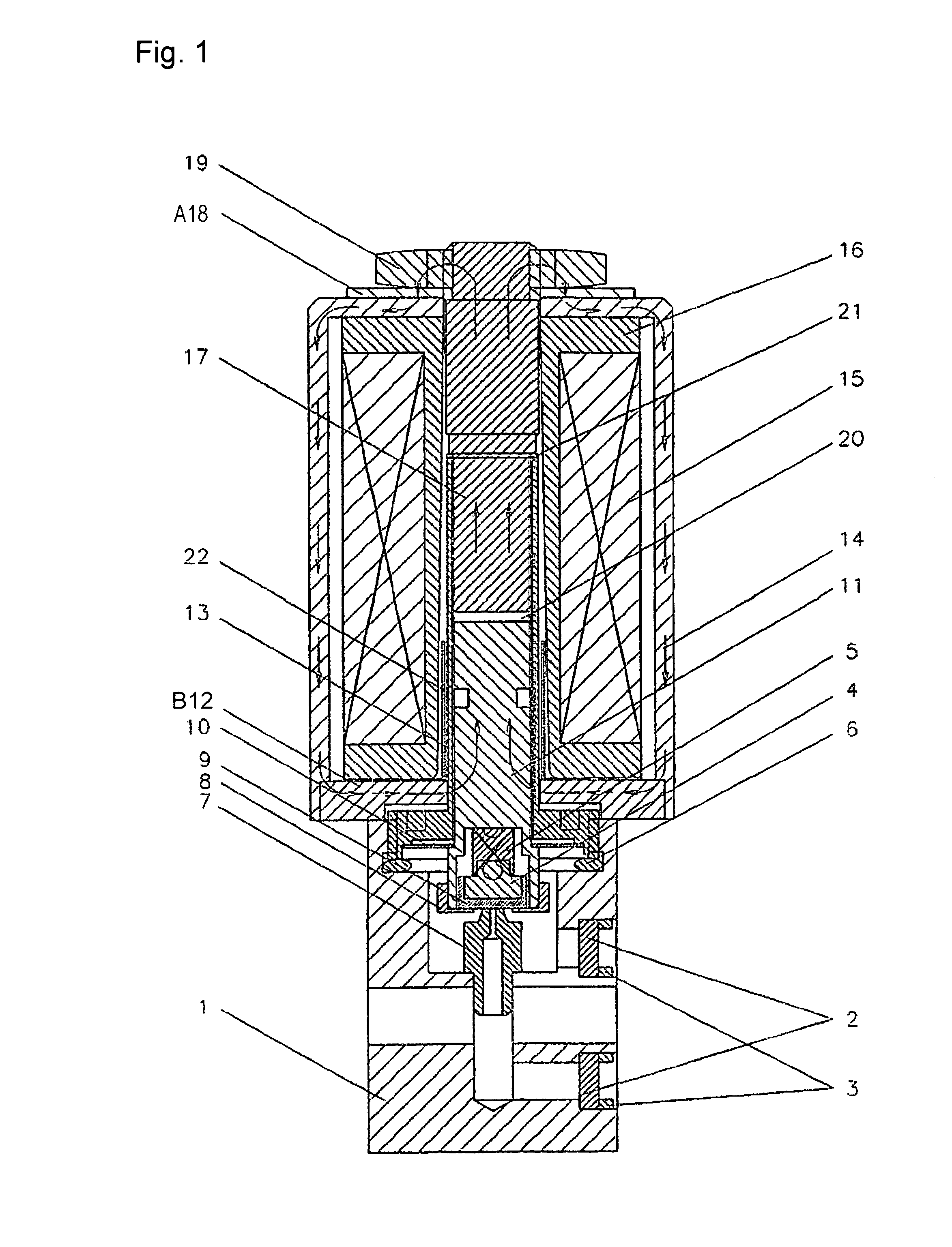 Proportional solenoid control valve