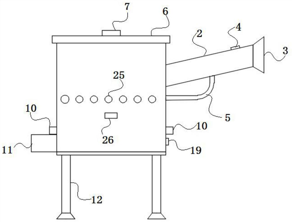 Biomass straw crushing and briquetting integrated device