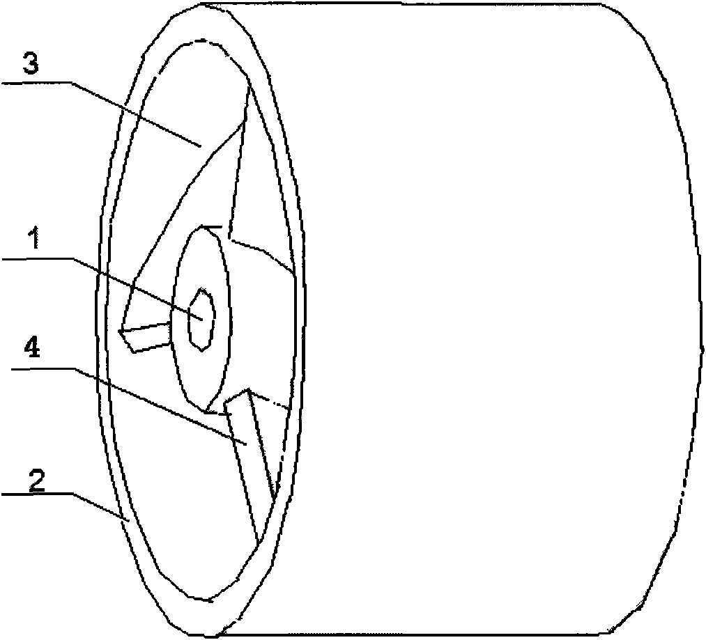 Cyclone burner for high-temperature air burning industrial furnace