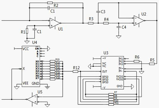 Weak signal acquisition and processing circuit