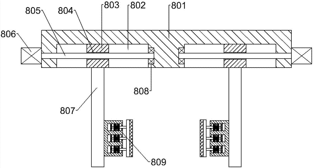 Protection device provided clamping device for electronic device machining