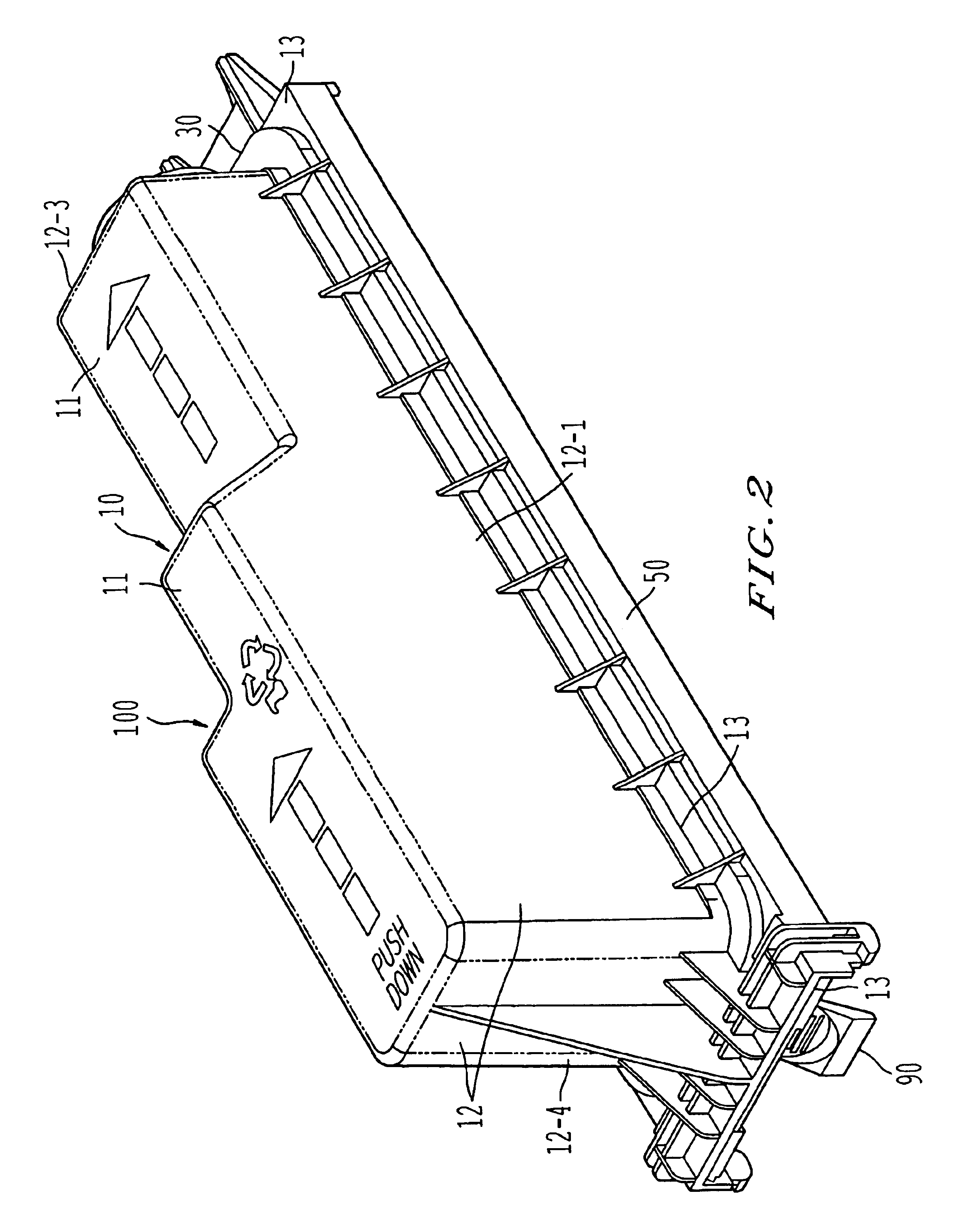 Developer cartridge including sealing gasket