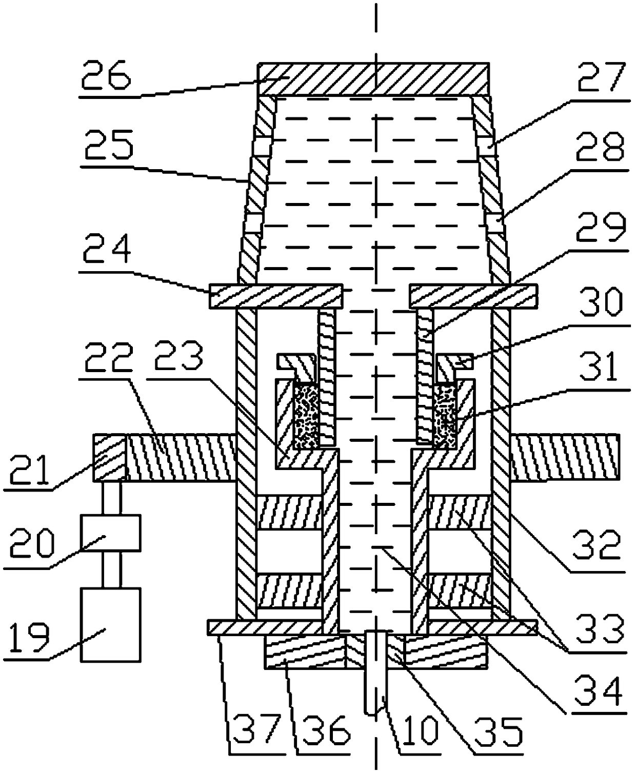 Intelligent water-saving water, fertilizer and pesticide integrated irrigation device