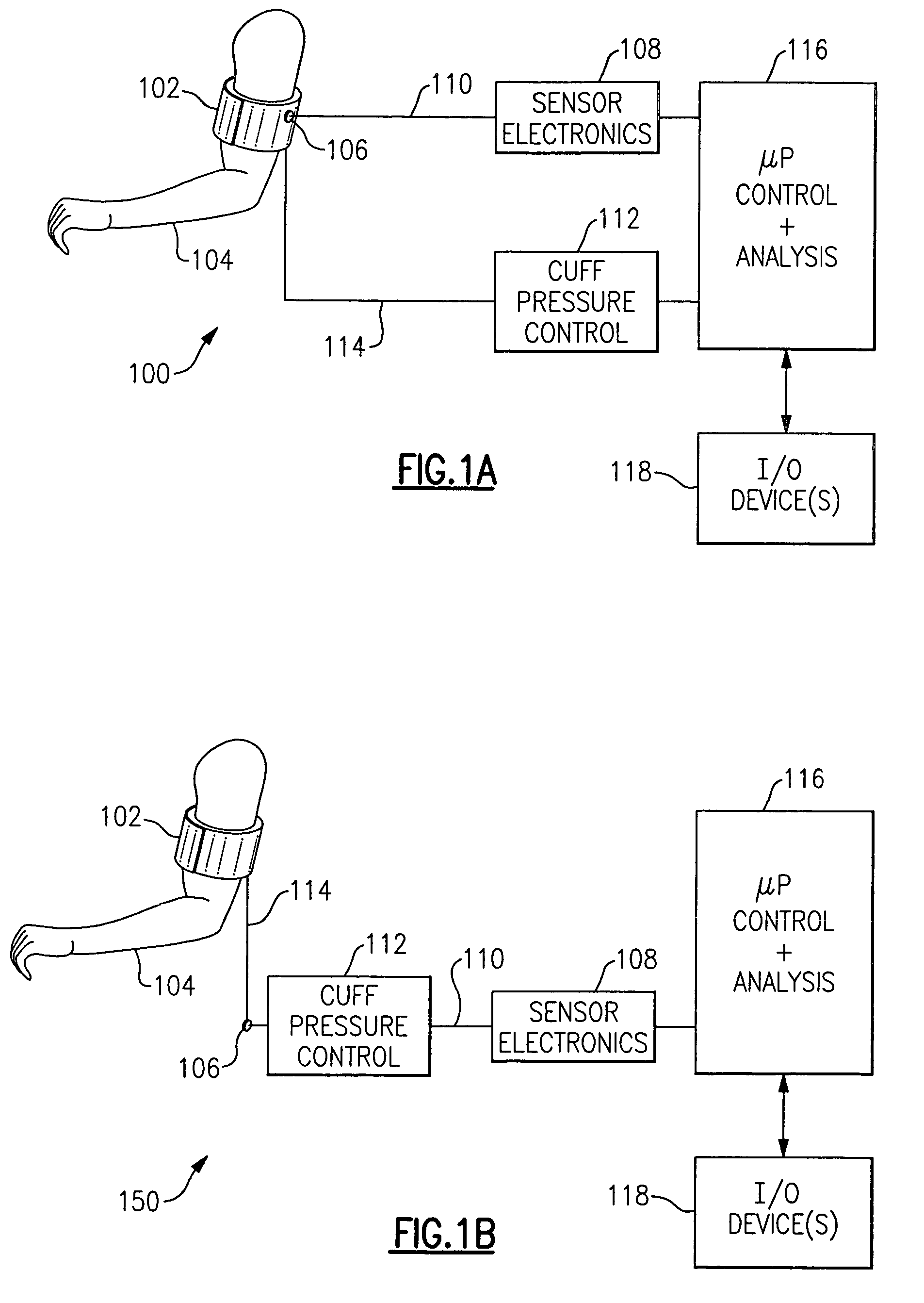 Motion management in a fast blood pressure measurement device