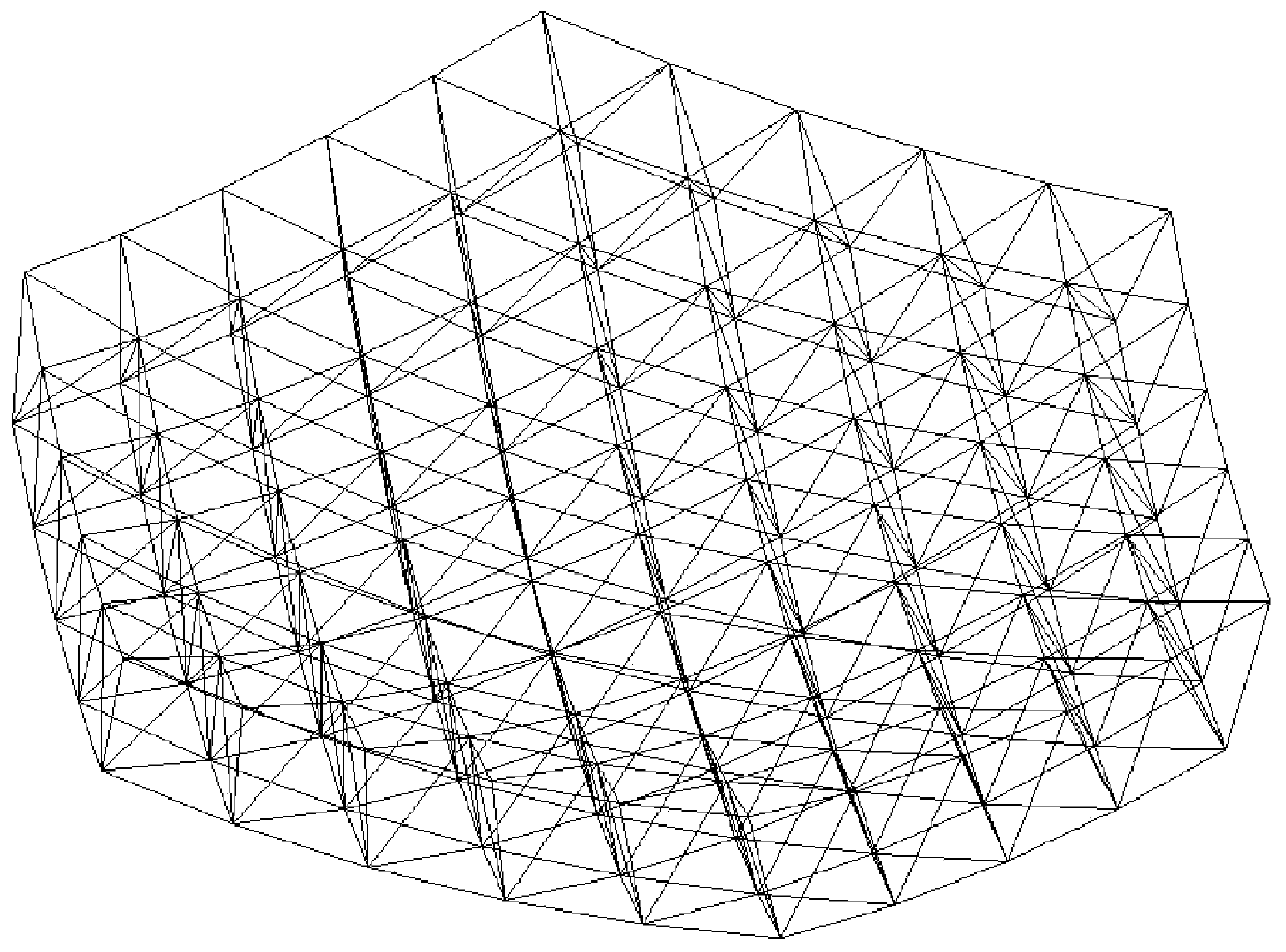 Truss type extensible antenna reflector