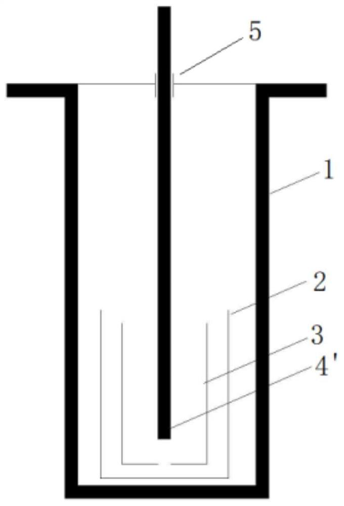 Device and method for preparing metal vanadium from vanadium alloy