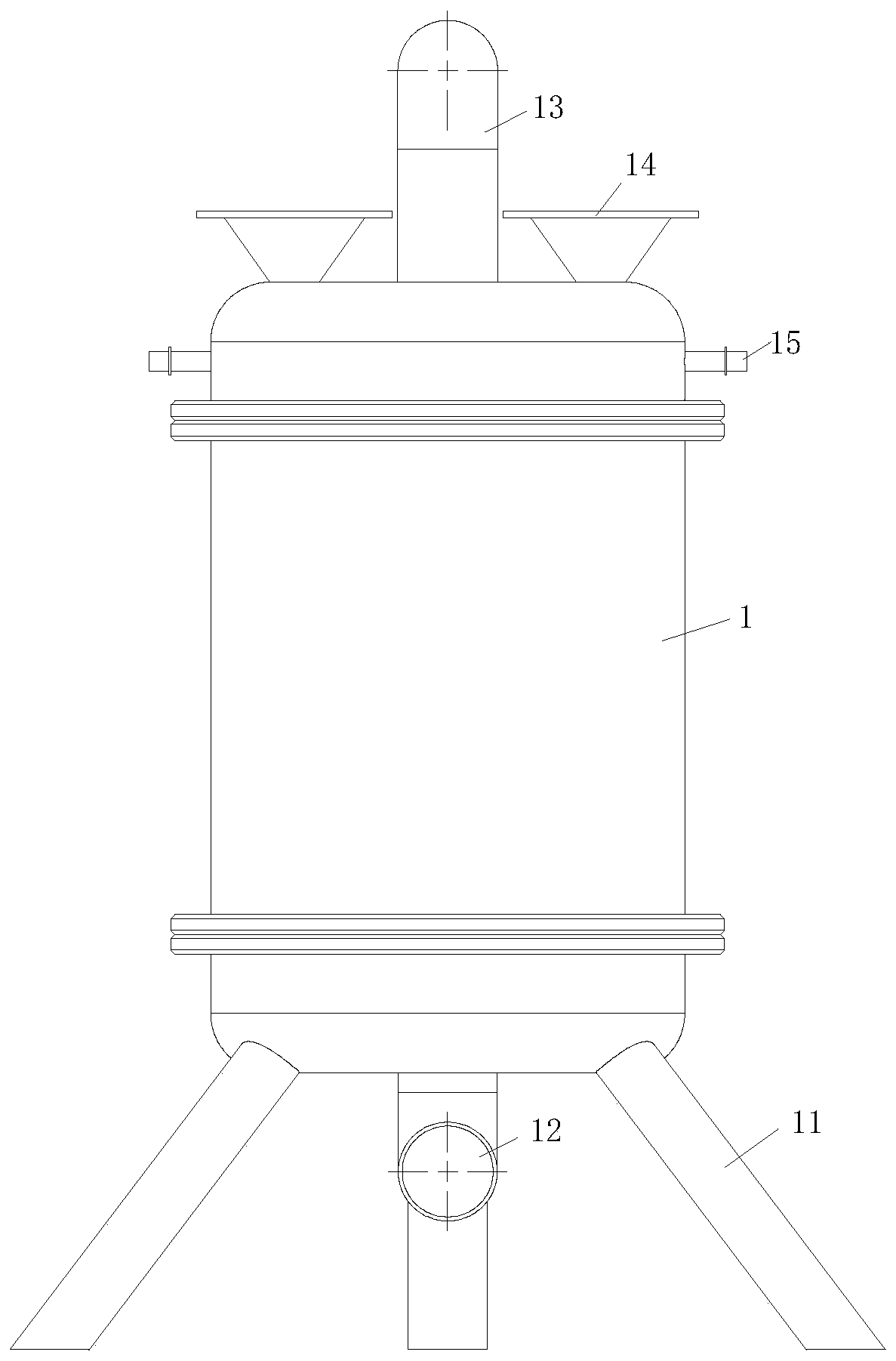 Energy-saving vulcanization tower for steelmaking plant