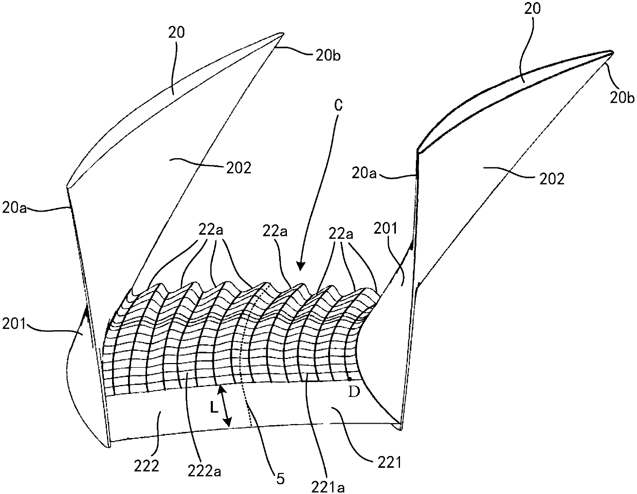 Rotor blade and axial-flow compressor