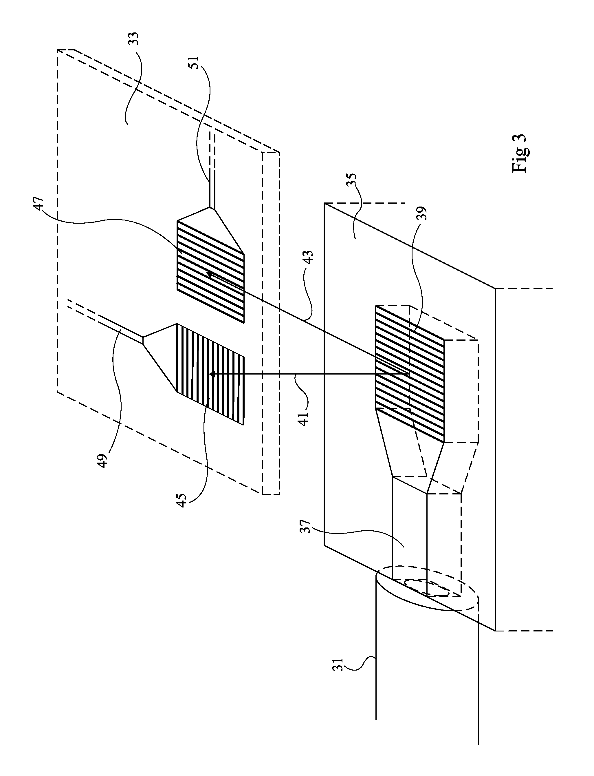 Device for coupling an optical fiber and a nanophotonic component