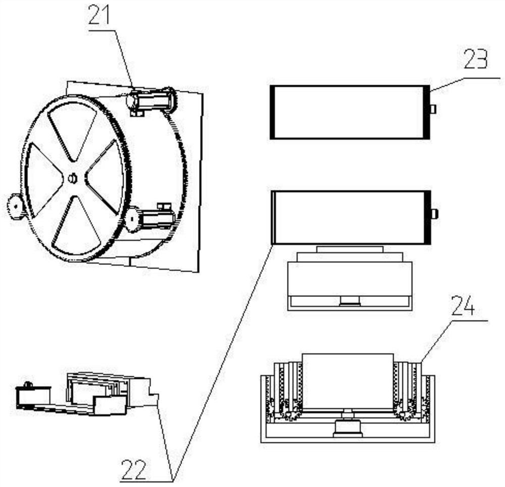 Automatic garbage classification treatment system for high-rise buildings