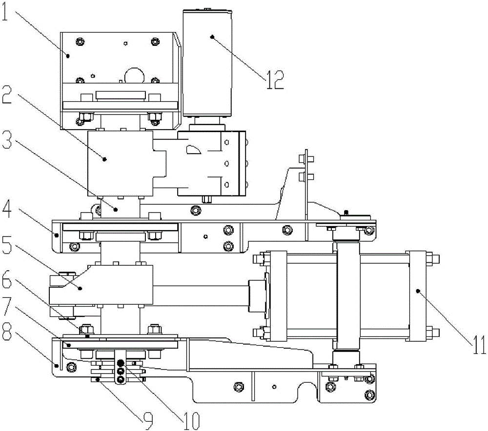 Cotton lap pressure adjusting device