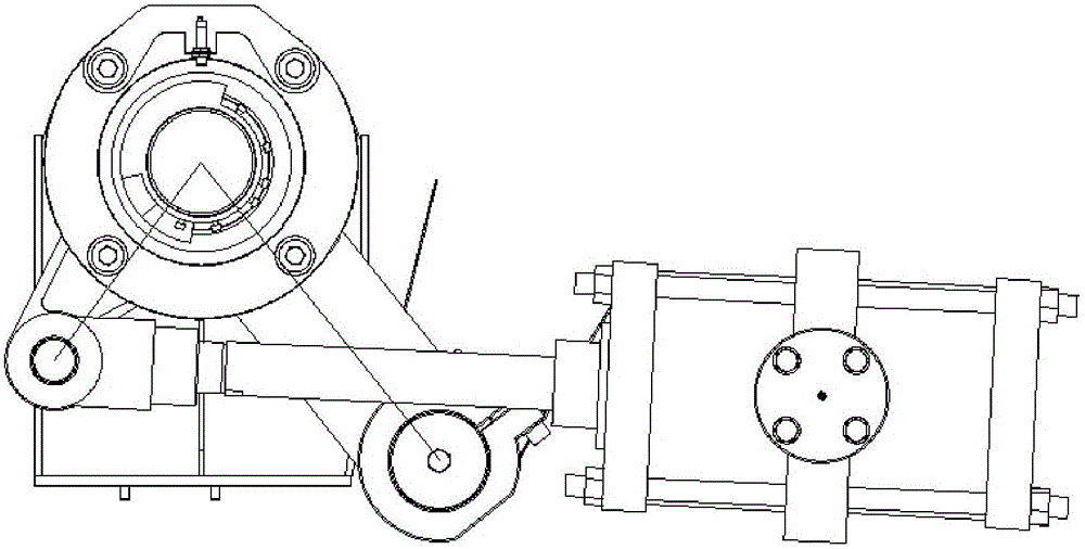 Cotton lap pressure adjusting device