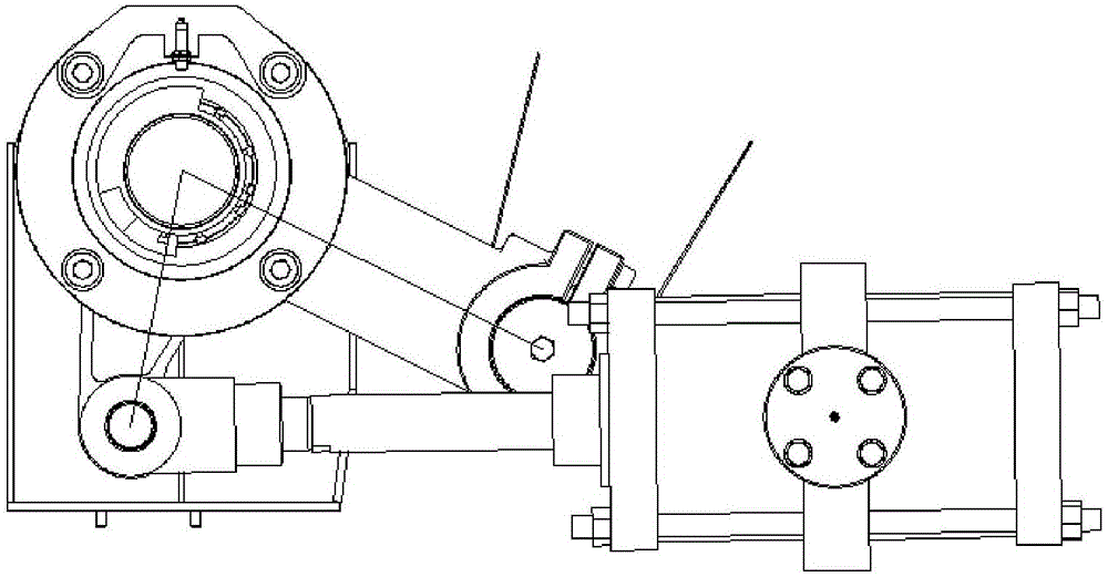 Cotton lap pressure adjusting device