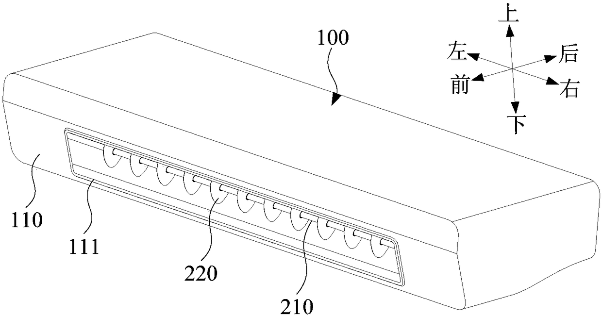 Indoor unit of air conditioner as well as air conditioner