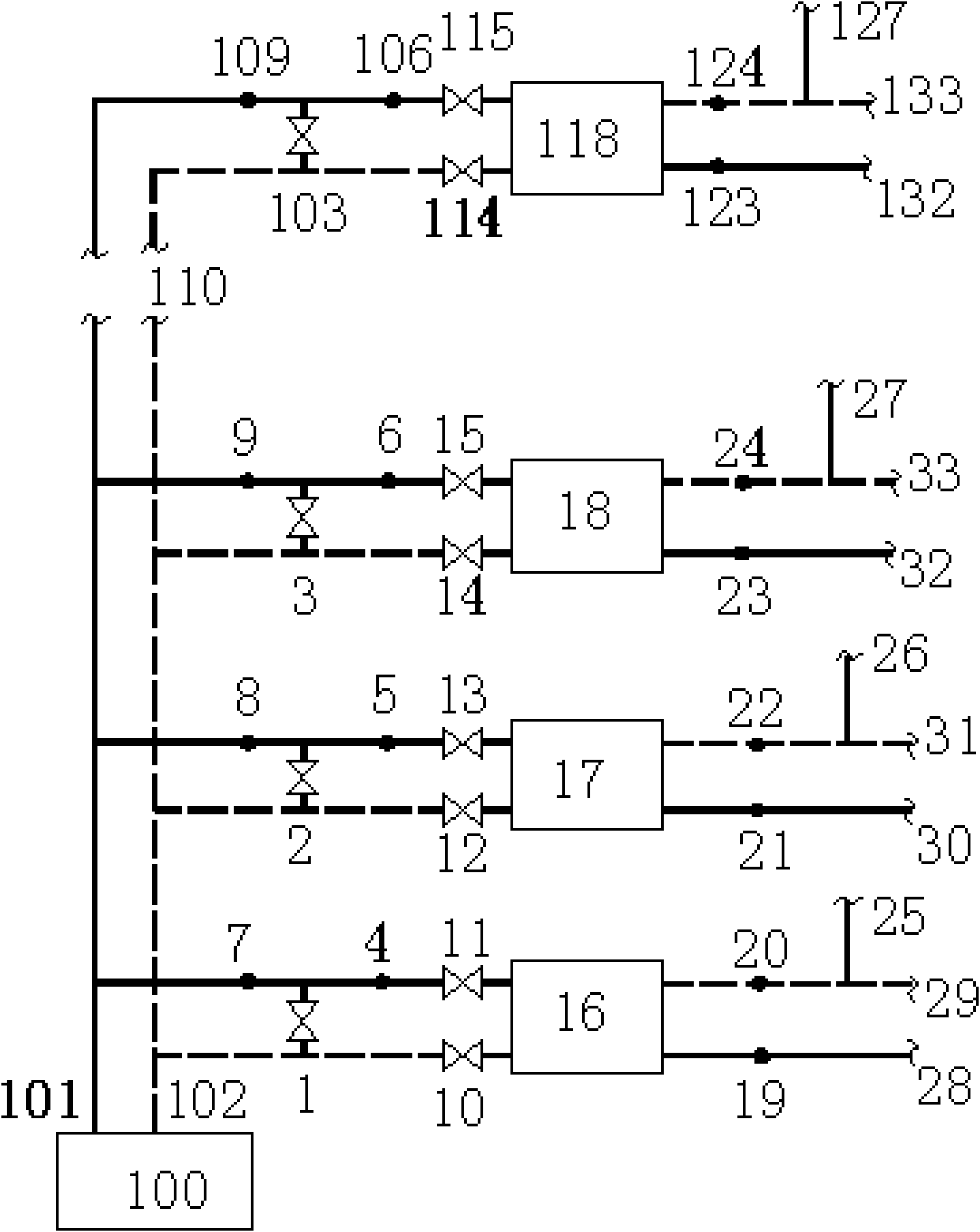 New method for controlling secondary side temperature of thermal substation