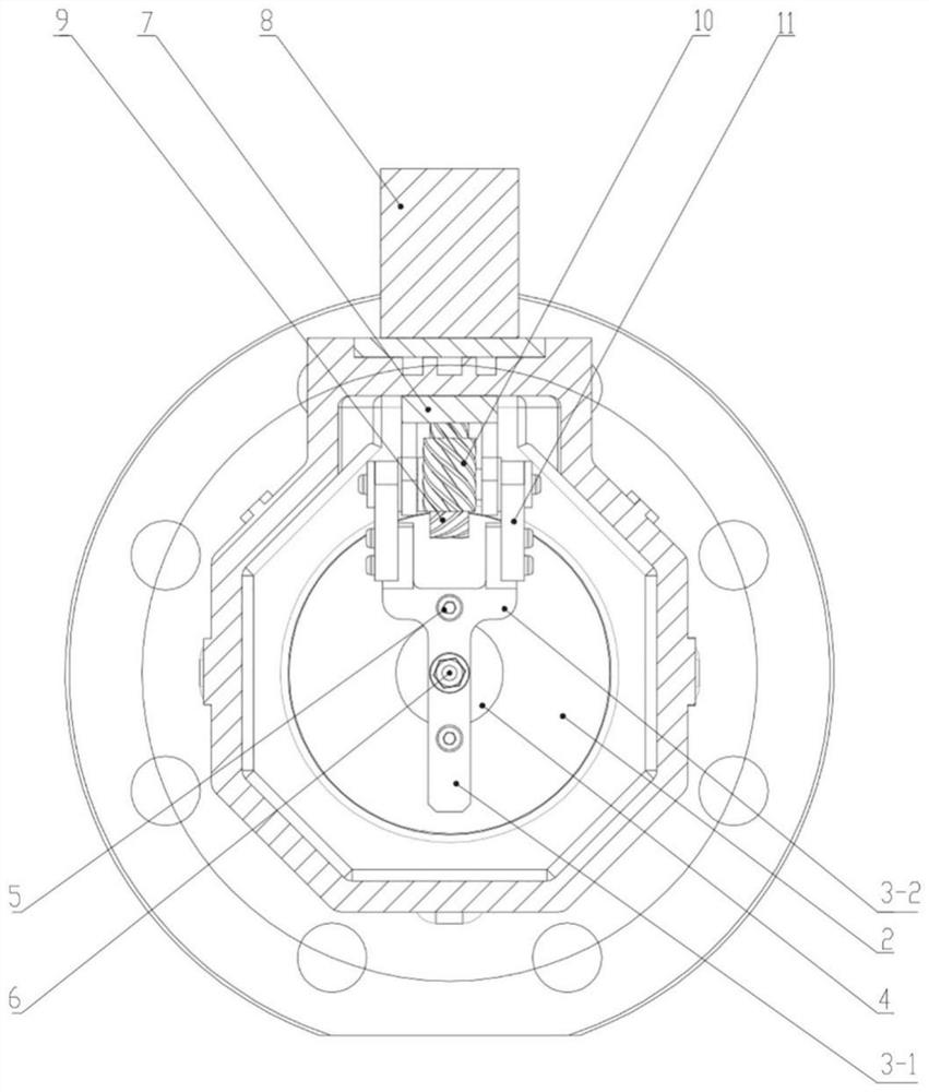 Swing type control valve