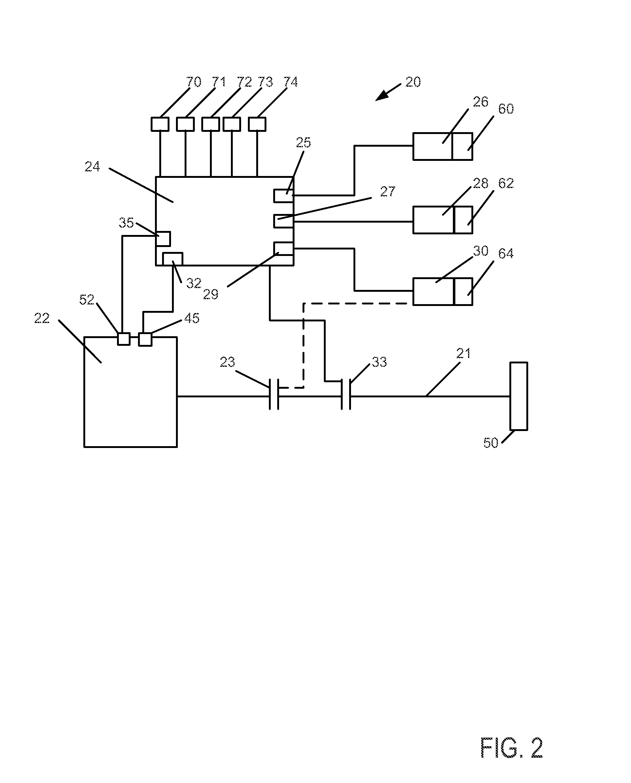 Method and control system for opening the drivetrain of a motor vehicle