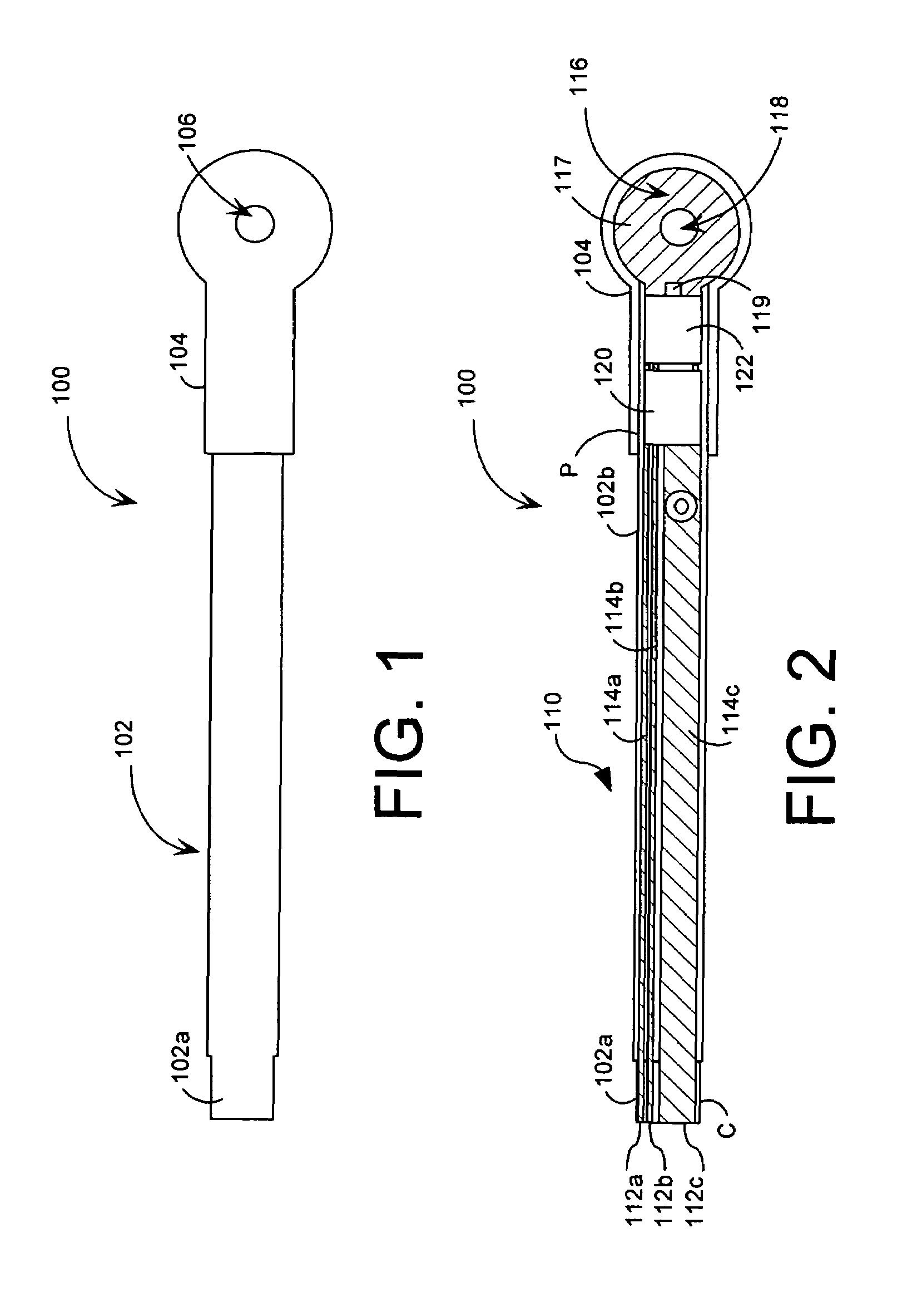 Flexible circuit temperature sensor assembly for flanged mounted electronic devices