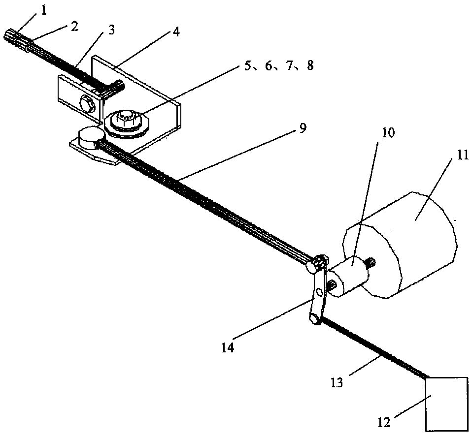 Multi-information fusion system and method of detaching and separating device of combined harvester