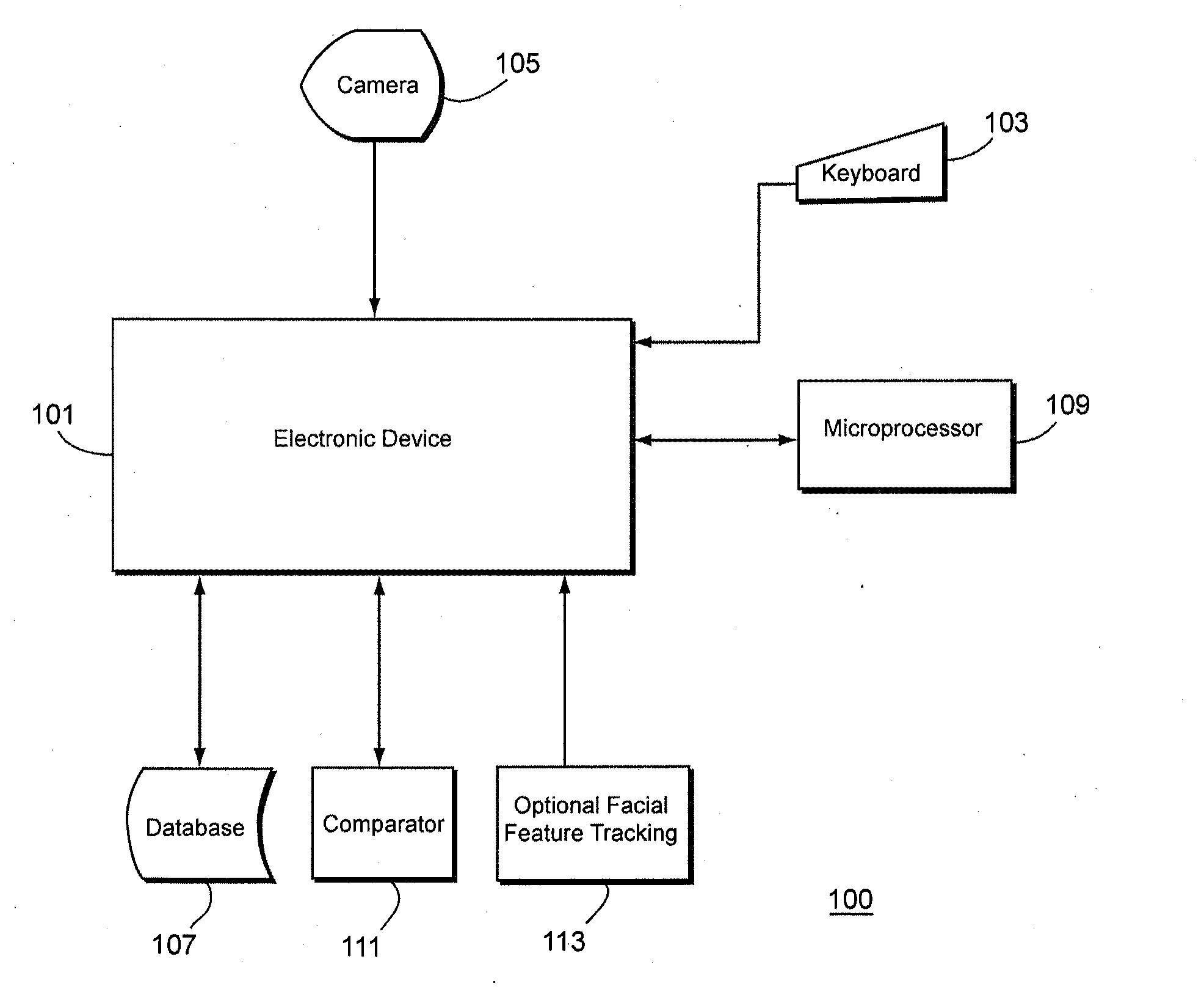 System and method for providing secure access to an electronic device using facial biometric identification and screen gesture