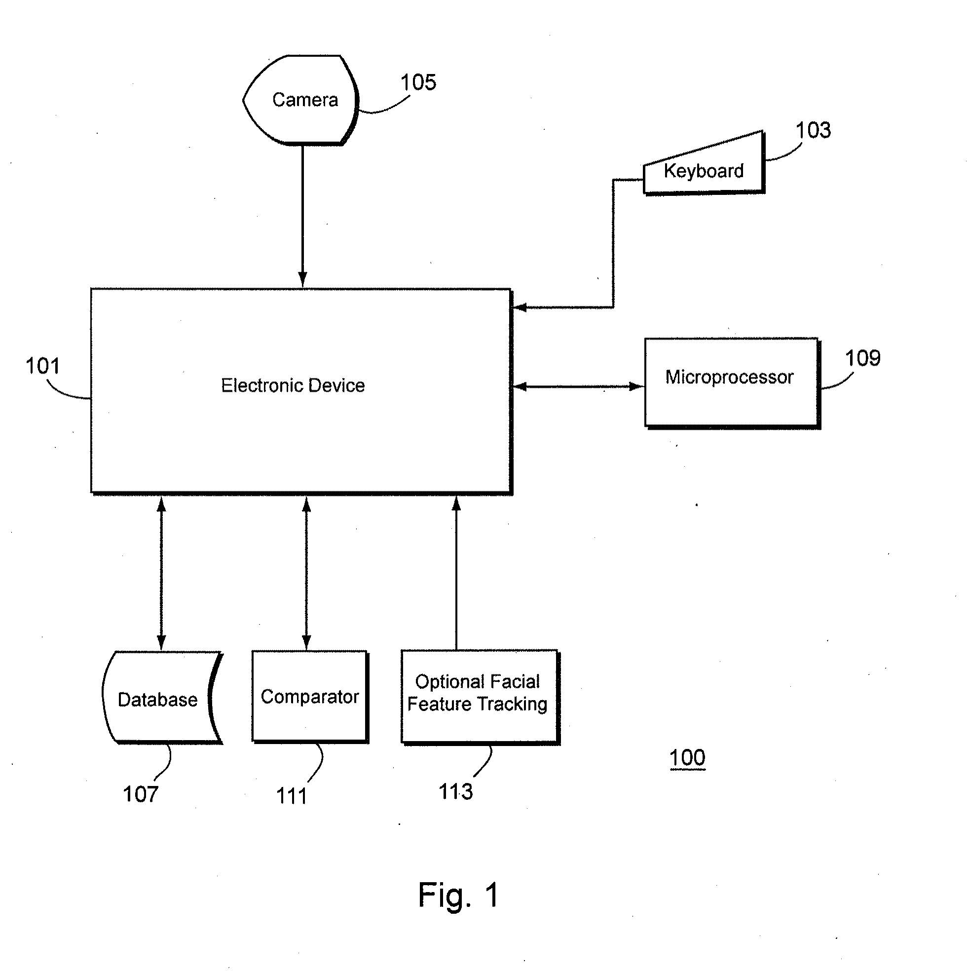 System and method for providing secure access to an electronic device using facial biometric identification and screen gesture