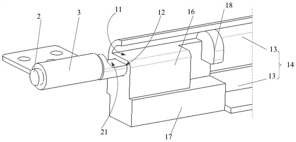 Shaft device and electronic equipment