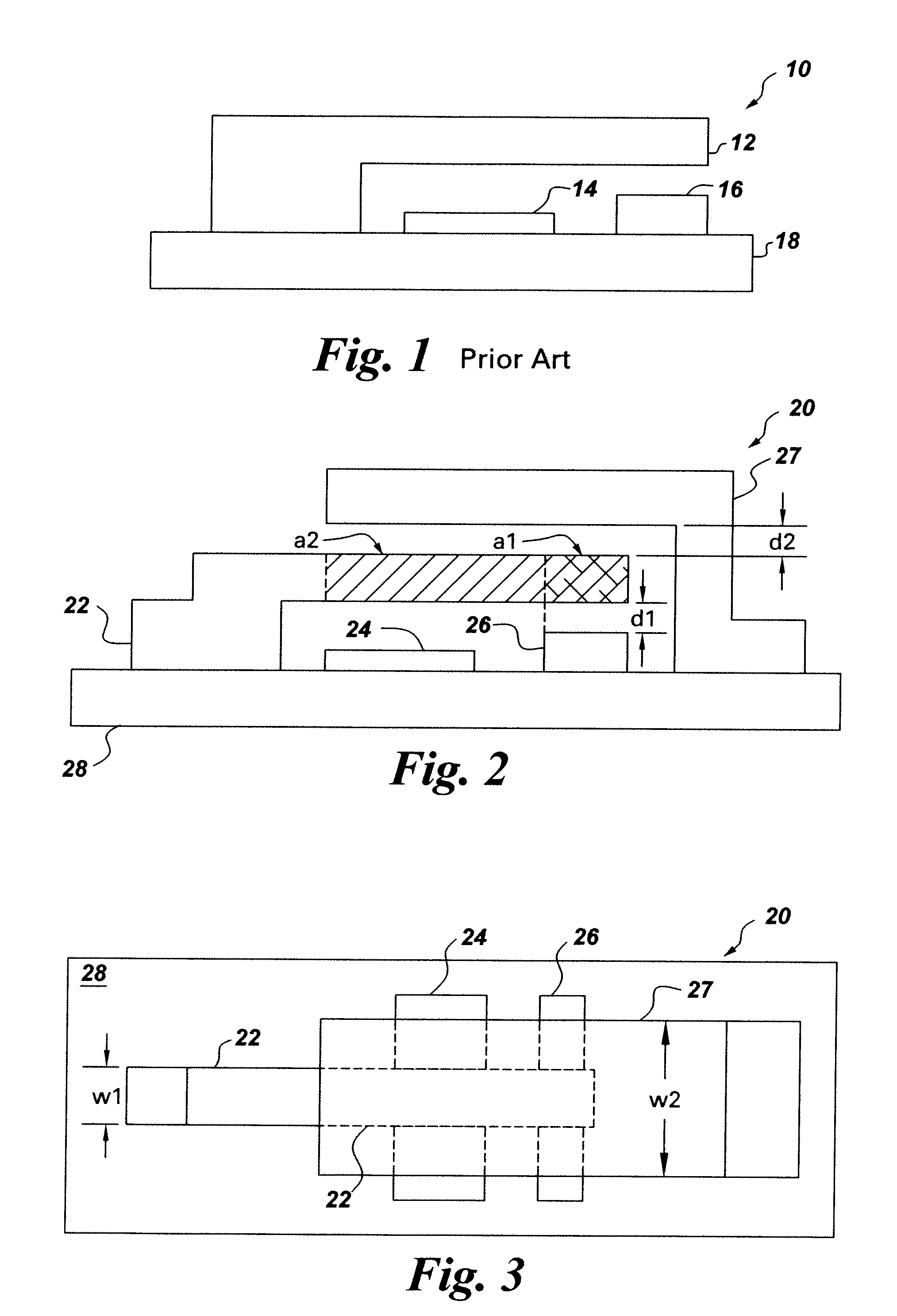 MEMS switch with improved standoff voltage control