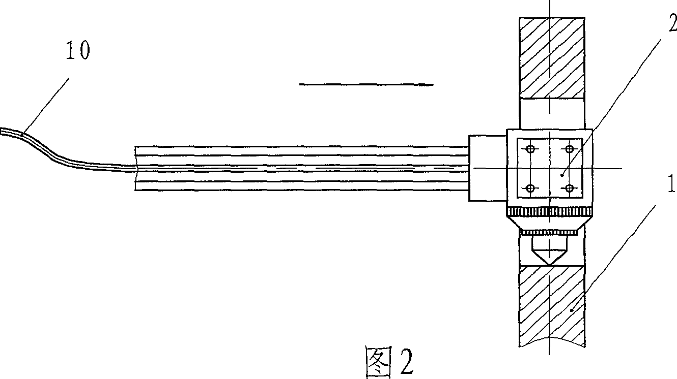 Laser machining apparatus for main-bearing cracker of engine cylinder