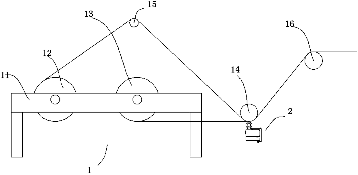 Rewinding machine with novel knurling roller