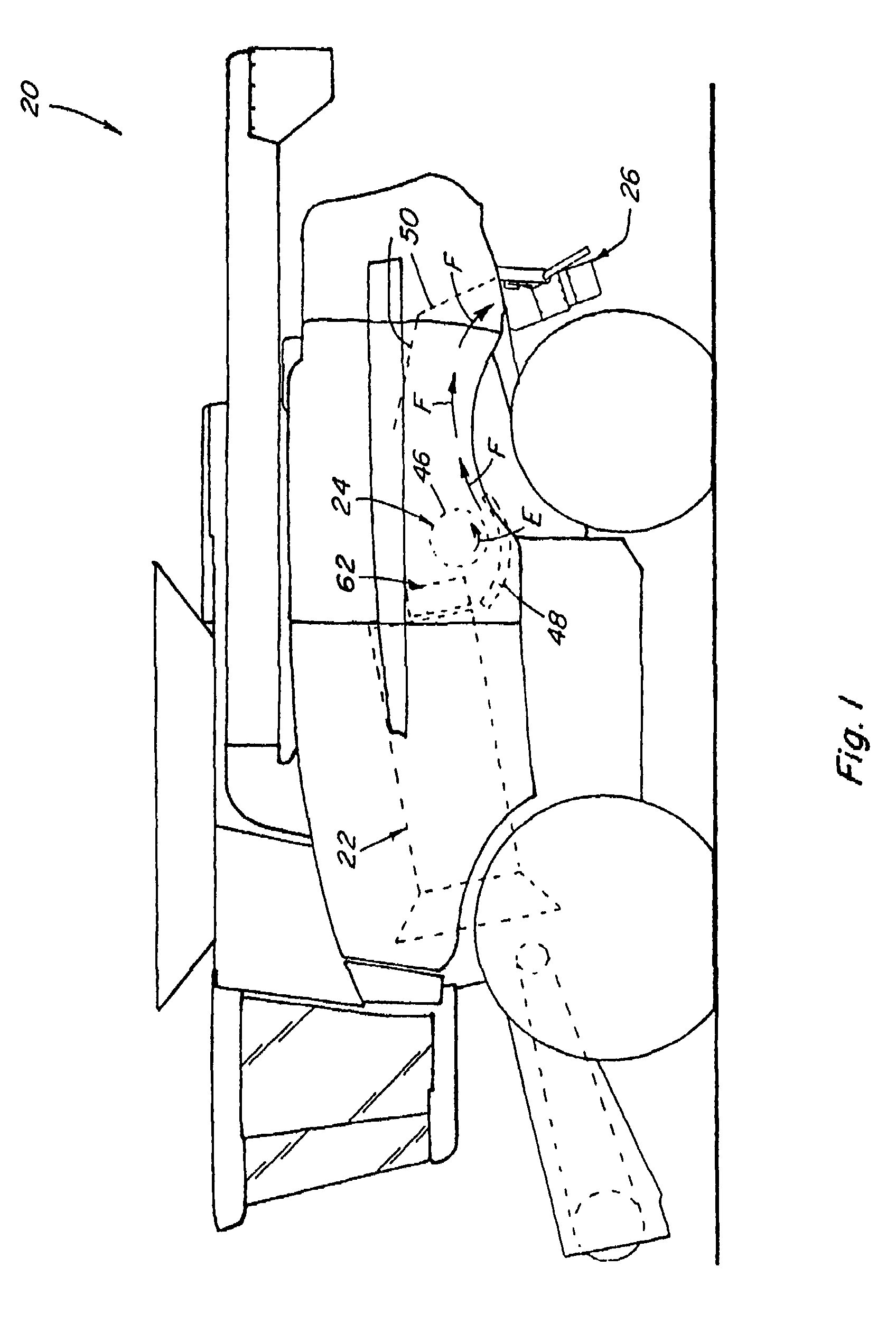 Control system for an adjustable deflector