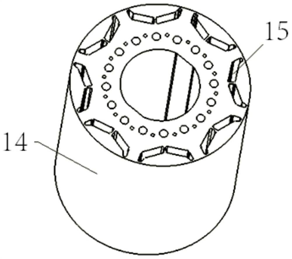 New energy motor rotor magnetic steel feeding assembly mechanism