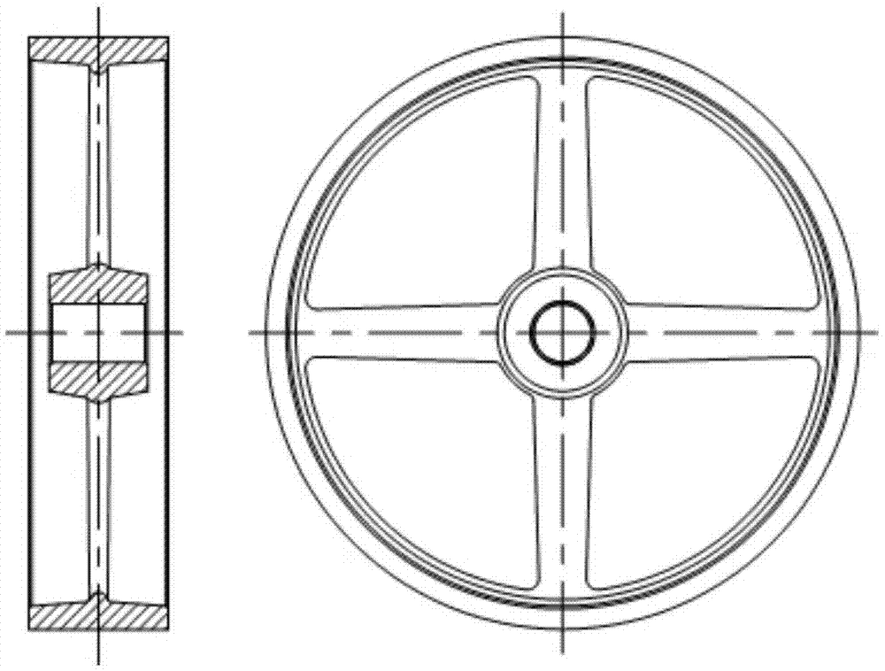 Multi-disc type radial flowing magneto-rheological valve with annular grooves