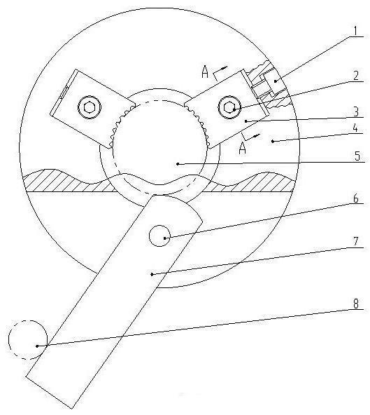 Rapid clamping drive plate